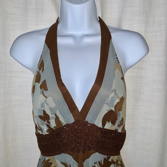 EUC- BCBGMaxazria Silk Handkerchief Hem Dress!! - Picture 5 of 6